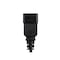 Monoprice Heavy Duty Splitter Power Cord - IEC 60320 C20 to 2x IEC 60320 C13_ 14 35118 - alternate 4
